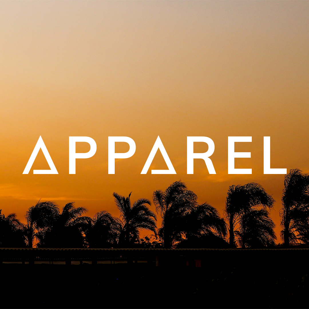 Sunset with EHA "Apparel" overlay