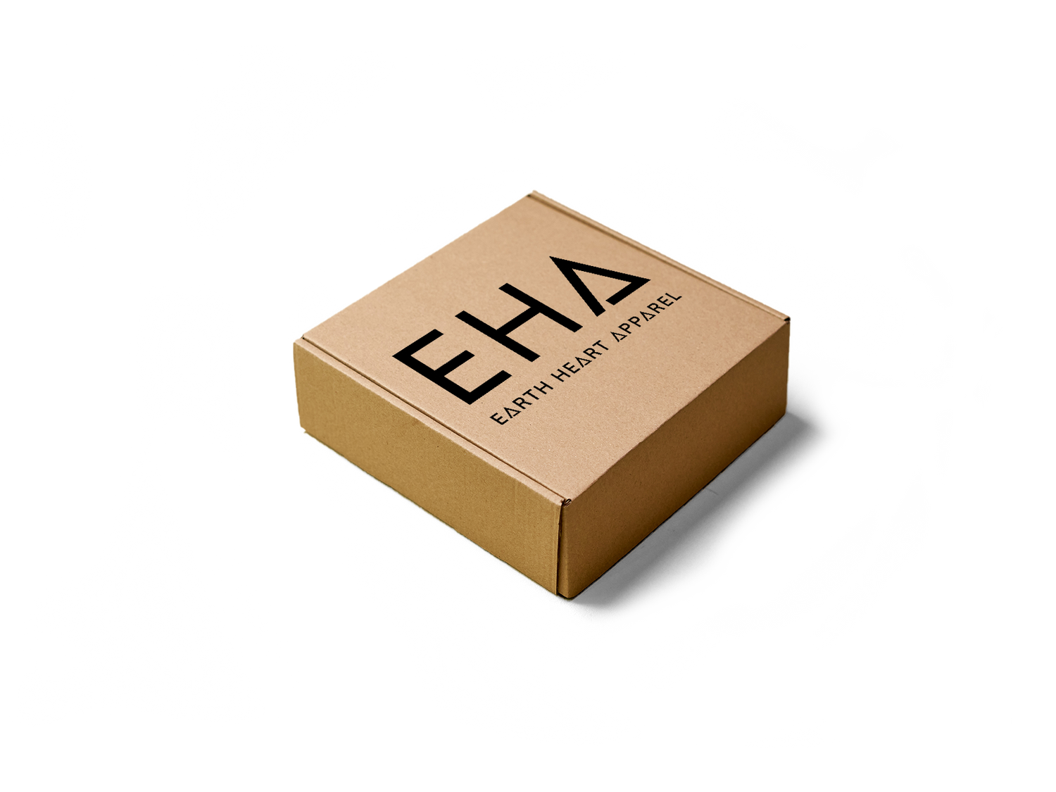 EHA - Earth Heart Apparel cardboard box